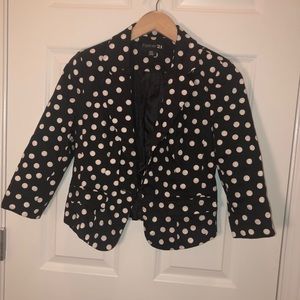 Polka Dot Blazer